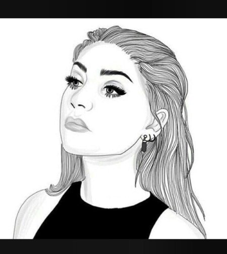 Рисунки девушек