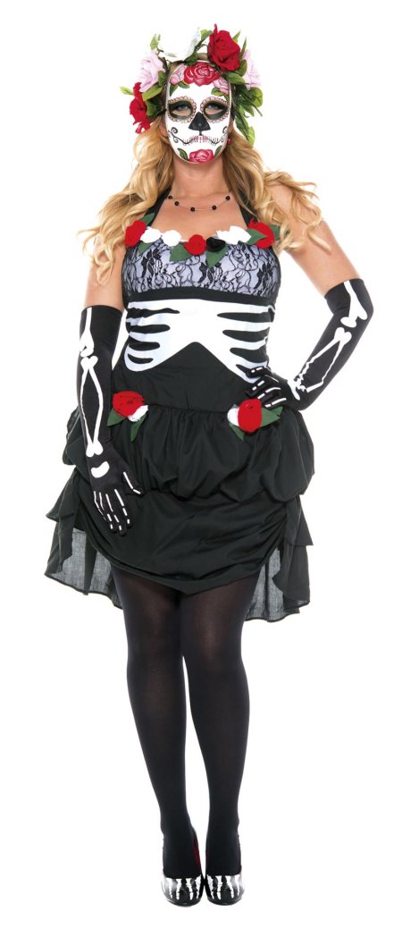 Наряд на хэллоуин для полных