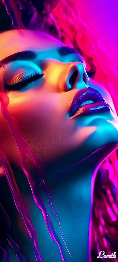 Неоновая фотосессия