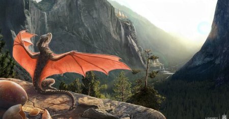 Дракон красивый