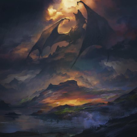 Дракон в полете