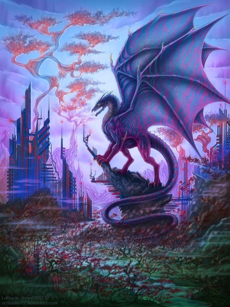 Фэнтези дракон