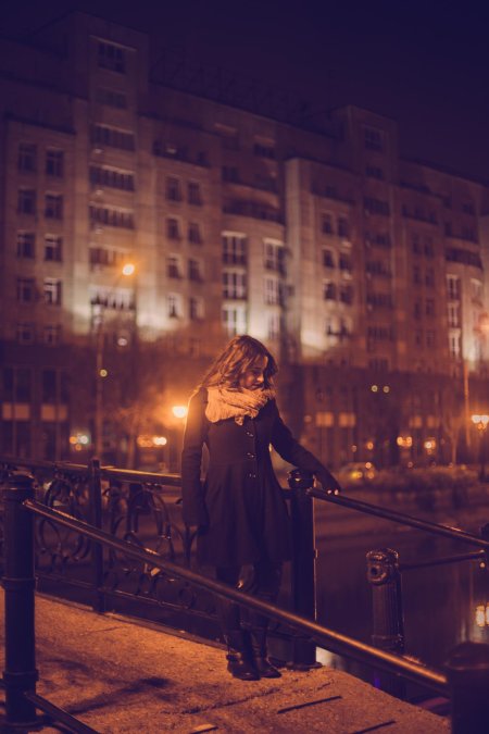 Девушка ночь