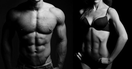 Красивое тело мужчины и женщины