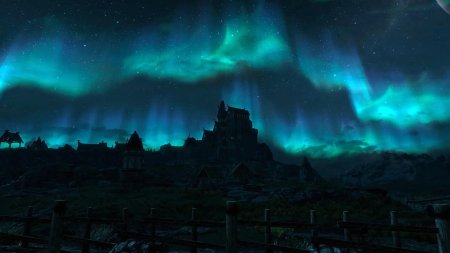 Скайрим северное сияние