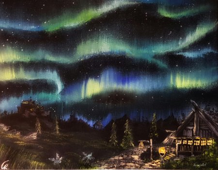 Картины северное сияние андрей лях