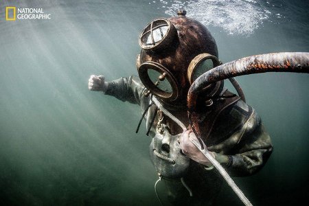 Водолазный скафандр трехболтовка