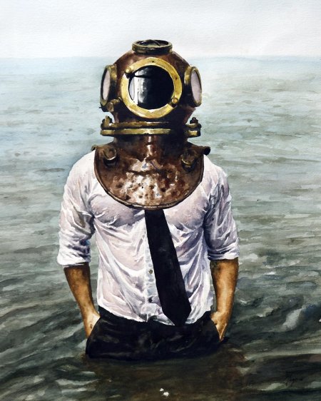 Водолаз арт