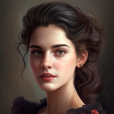 Нейросеть девушки арт