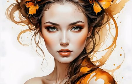 Женщина картина