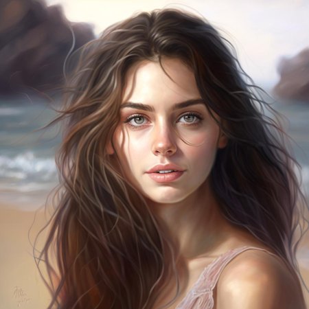 Красивый портрет девочки