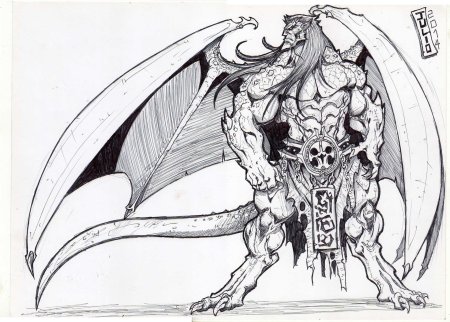 Горгулья голиаф тату