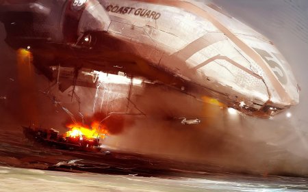 Разбившийся космический корабль