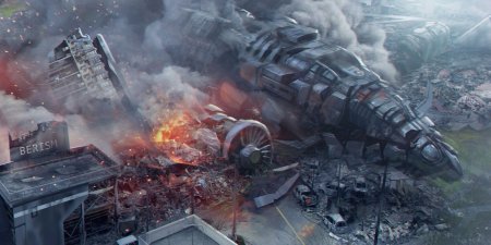 Огромный космический корабль арт