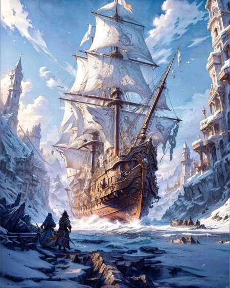 Морское сражение парусников