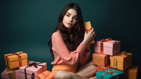 Девушка подарок