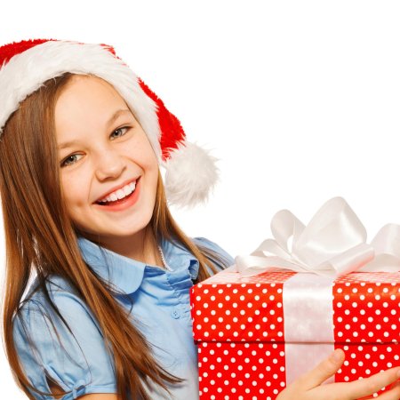 Девочка с подарками