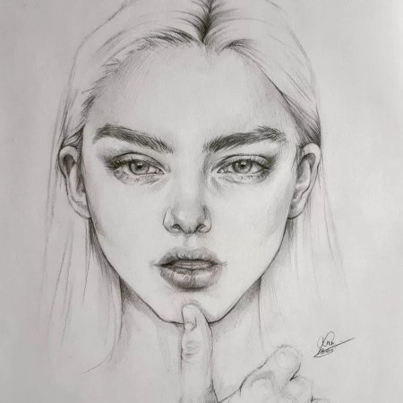 Портрет рисунок карандашом