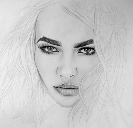 Рисунки девушек