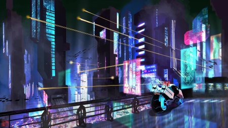 Город будущего cyberpunk 2077