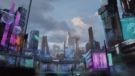 Город найт сити cyberpunk 2077