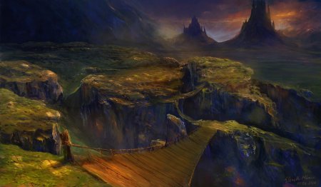 Фэнтези гористая долина