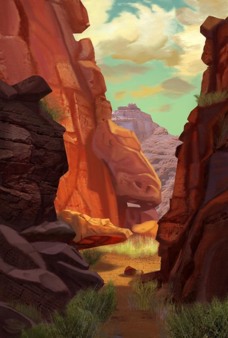 Концепт арт гранд каньон