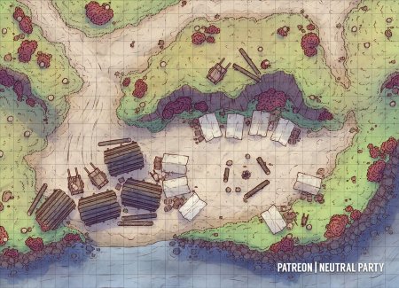 Лагерь разбойников днд карта