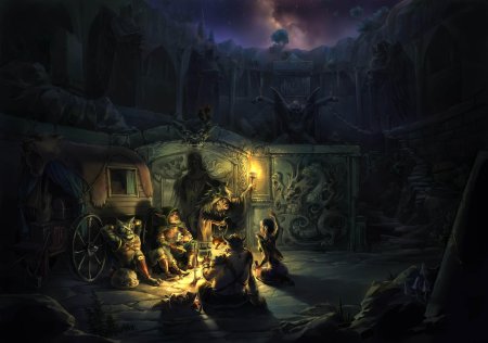 Лагерь разбойников арт днд