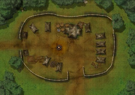 Лагерь орков днд карта