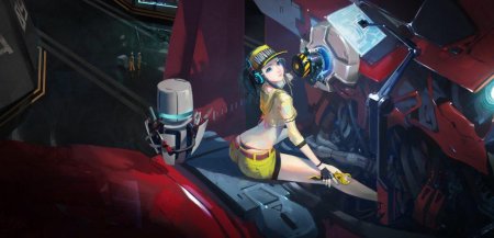 Девушка киборг sci fi