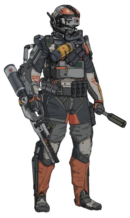 Cyberpunk инженер art