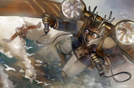 Лис стимпанк