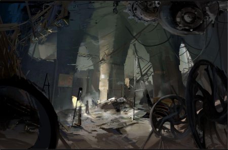 Концепт арт портал 2