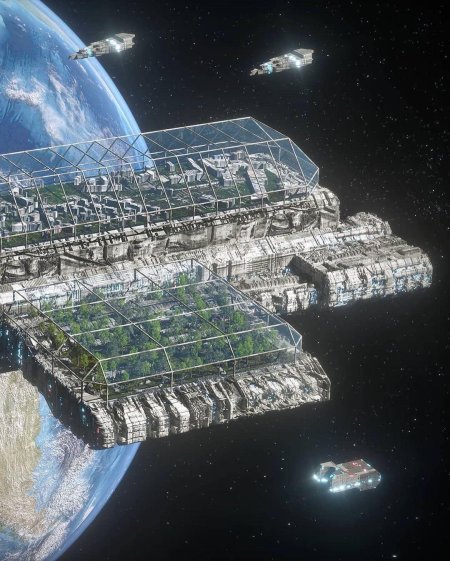 Космическая станция будущего