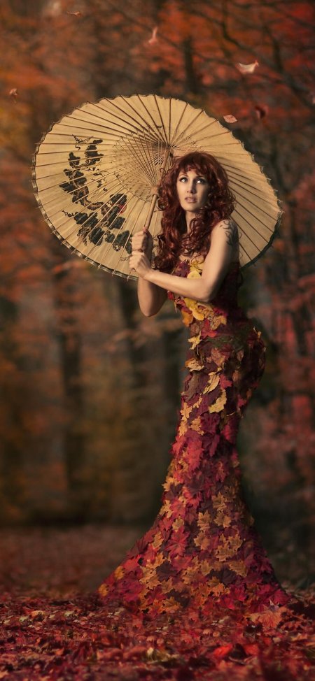 Девушка осень