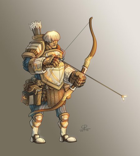 Викинг лучник арт