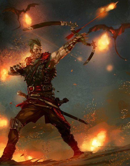 Огненный лучник