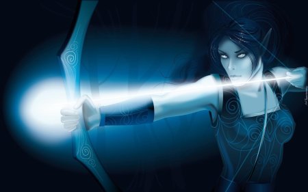 Эльфийка с луком