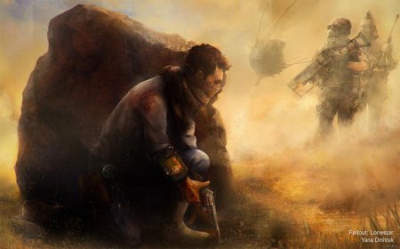 Фоллаут одинокий путник арт