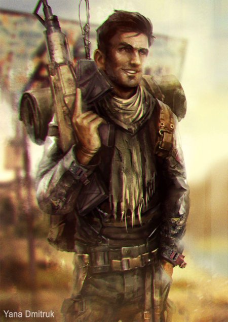 Фоллаут 4 арт персонаж