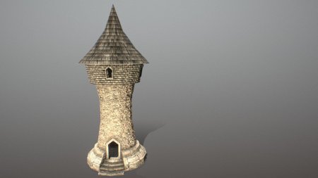 Лоу поли башня