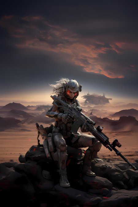 Снайпер фантастика арт