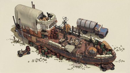 Ian mcque корабли стимпанк