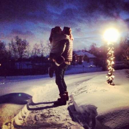 Влюбленные зимой