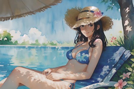 Аниме на пляже