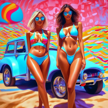 Красивая загорелая девушка