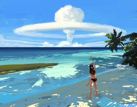 Ядерный взрыв атолл бикини