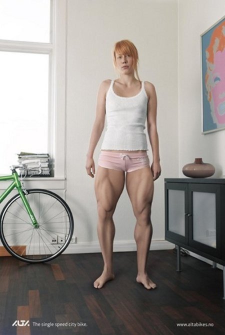 Ноги велосипедиста