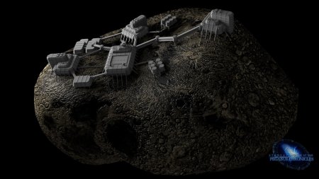 Star wars база на астероиде арт